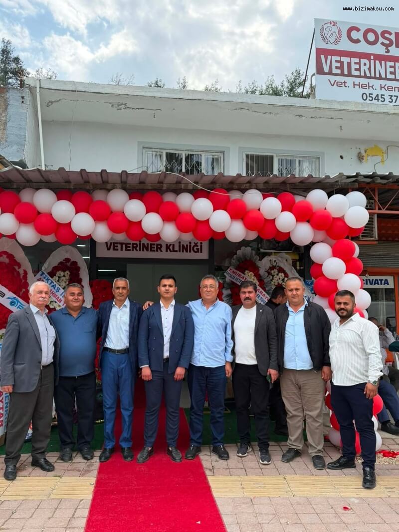 İYİ Parti Aksu İlçe Başkanı Abdurrahman Tütüşoğlu Coşkun Veteriner açılışı